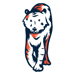 Tiger illustration tiger PNG Design