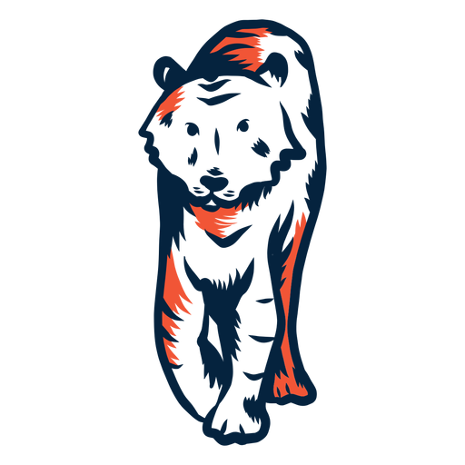Tiger illustration tiger PNG Design