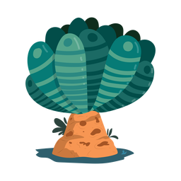 Baumblattstammfleckstreifenfederillustration PNG-Design