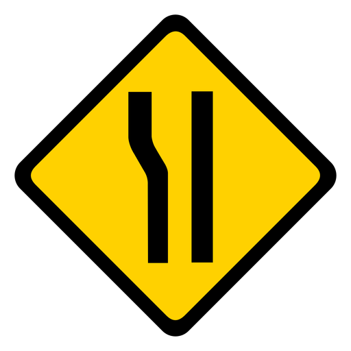 Alargamento do aviso de losango esquerdo - Baixar PNG/SVG Transparente