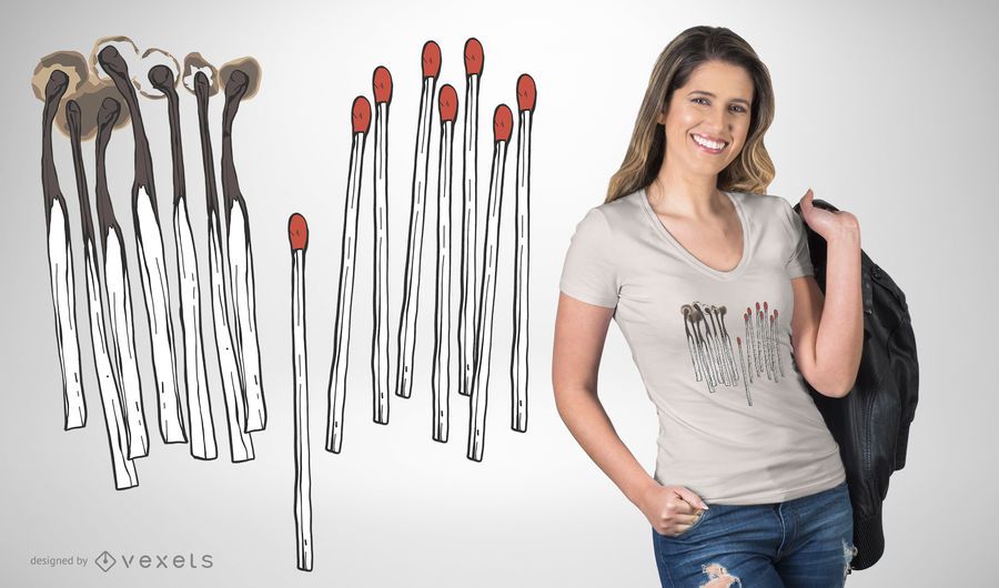 Matches T-Shirt Design Matches T-Shirt Design