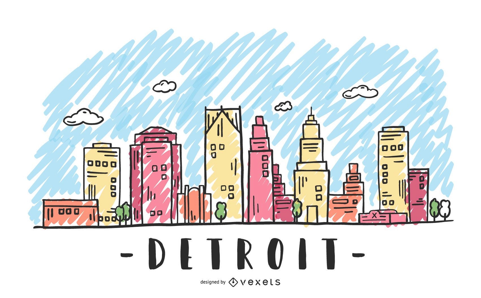 Detroit EUA Skyline Design