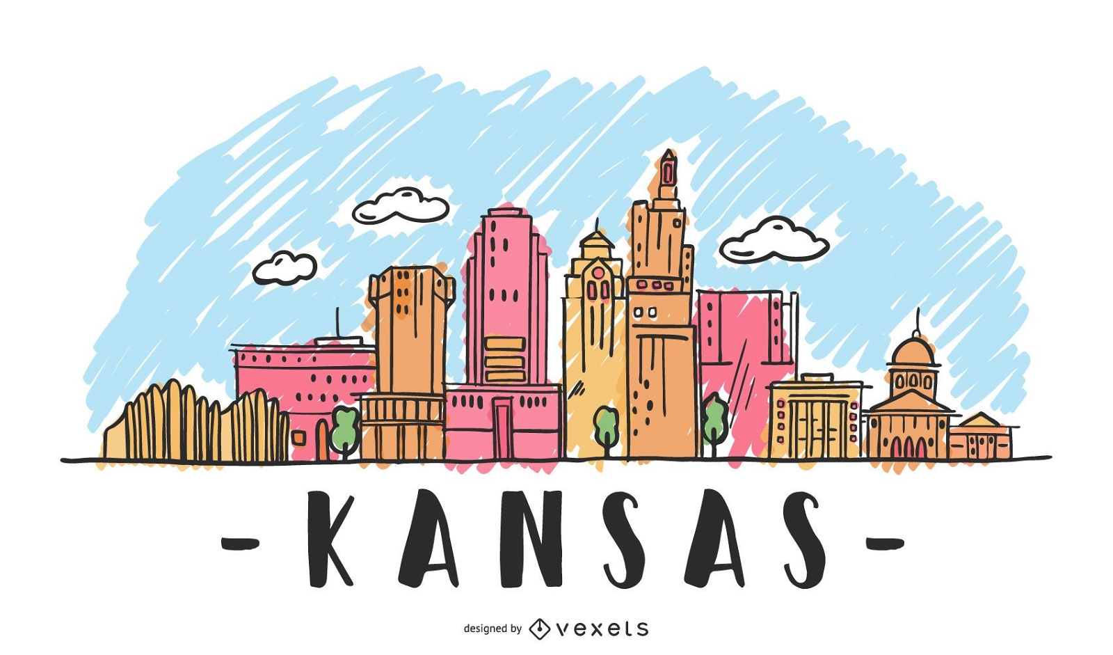 Kansas Skyline Design 