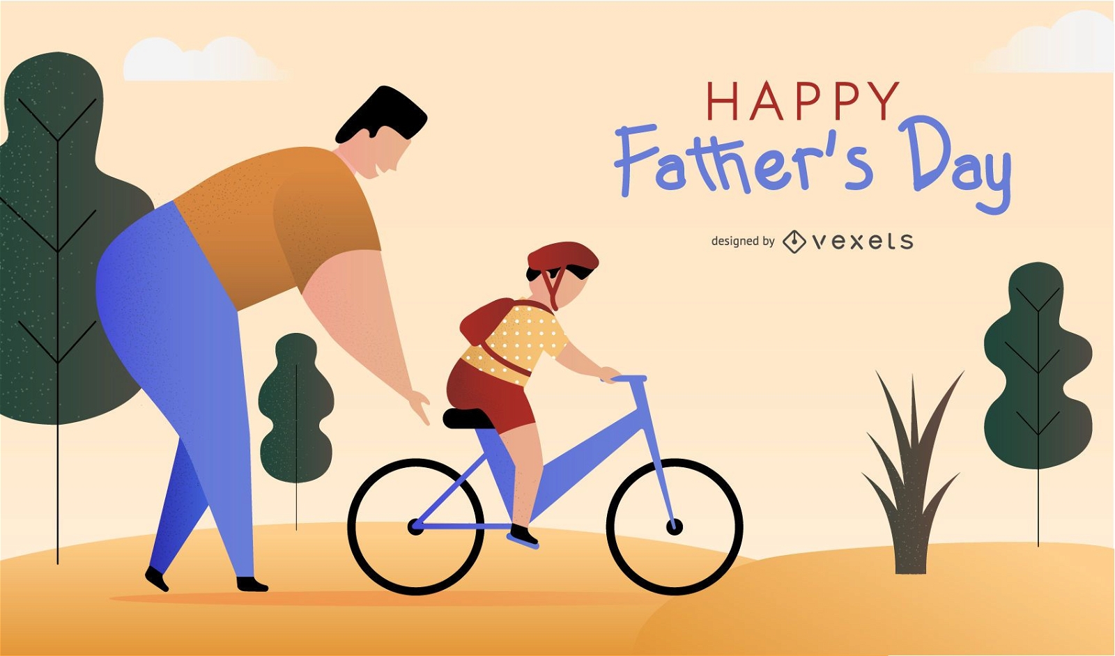 Father's Day Illustration Design