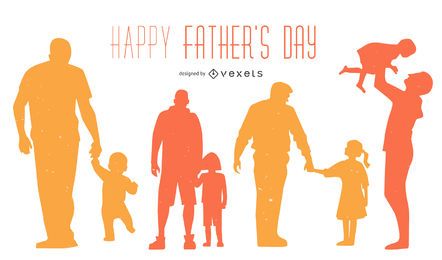 Feliz dia del padre silueta Feliz dia del padre silueta