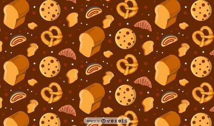 Nahtloses Bäckereimuster