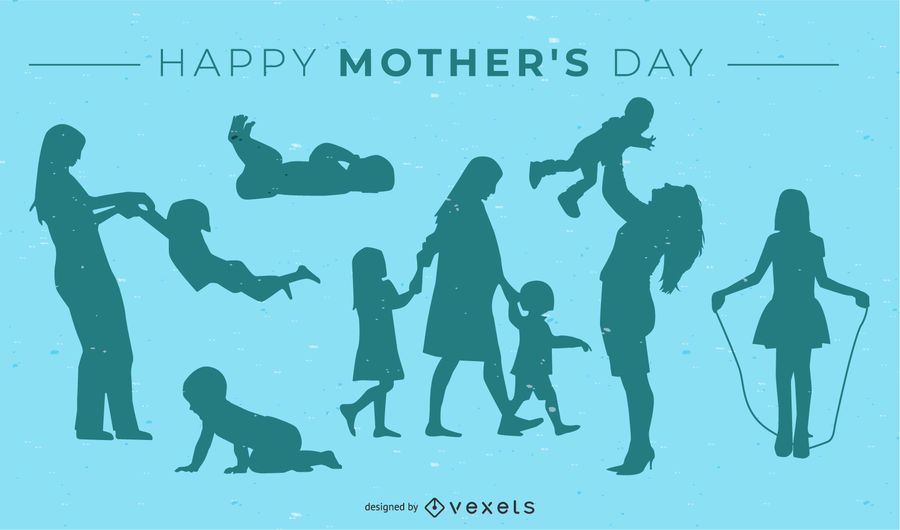 Feliz dia das mães silhueta Design Feliz dia das mães silhueta Design