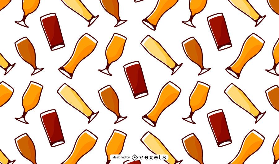 Bierglas-Muster Bierglas-Muster