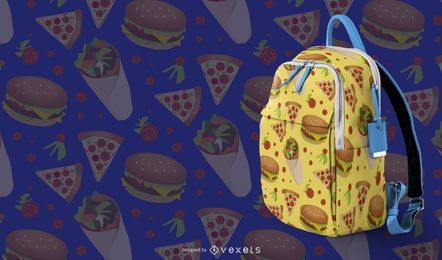 Diseño de patrón de comida rápida Diseño de patrón de comida rápida