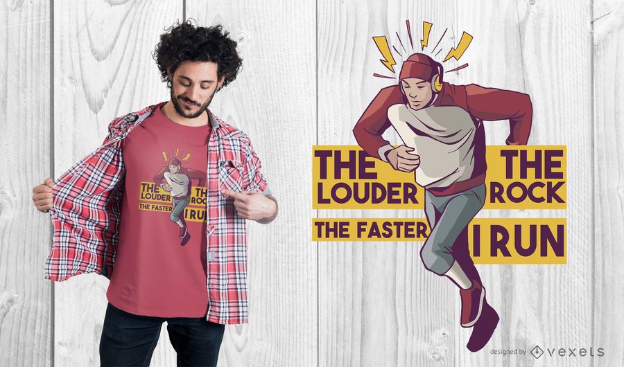 Diseño de camiseta Run Quote Diseño de camiseta Run Quote