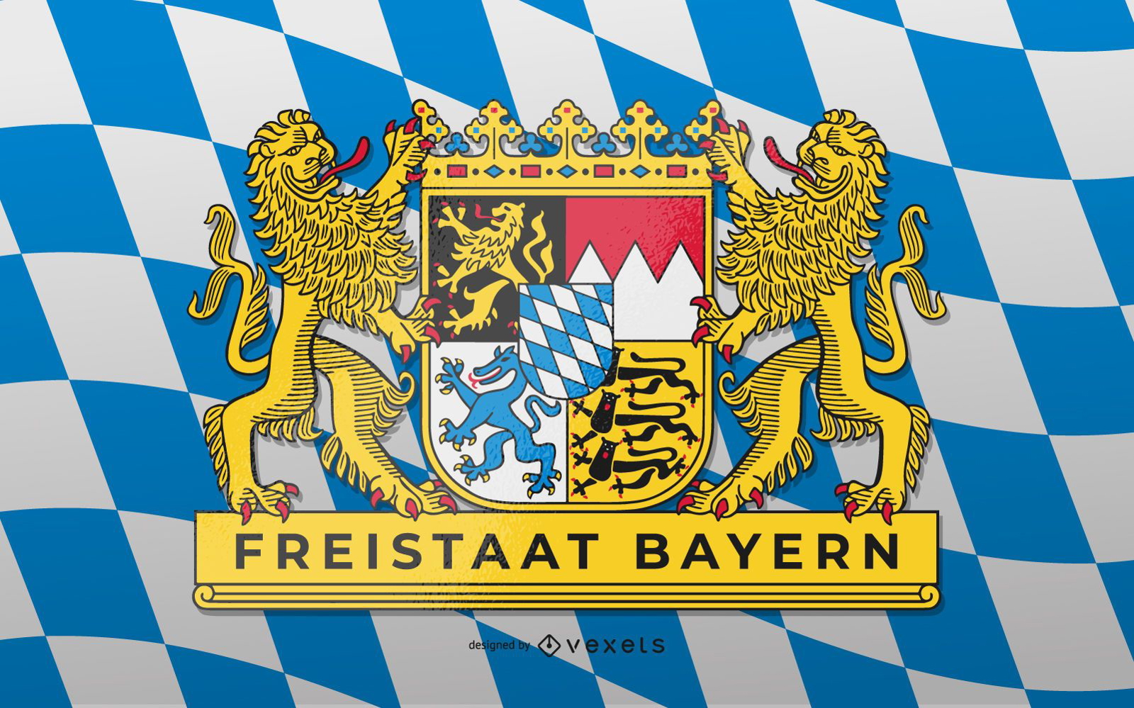 Freistaat Bayern Design Vektor Download