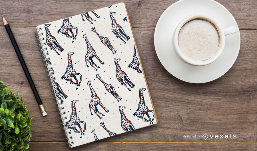 Duo-Ton-Giraffen-Muster Duo-Ton-Giraffen-Muster