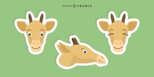 Giraffe Sticker Set