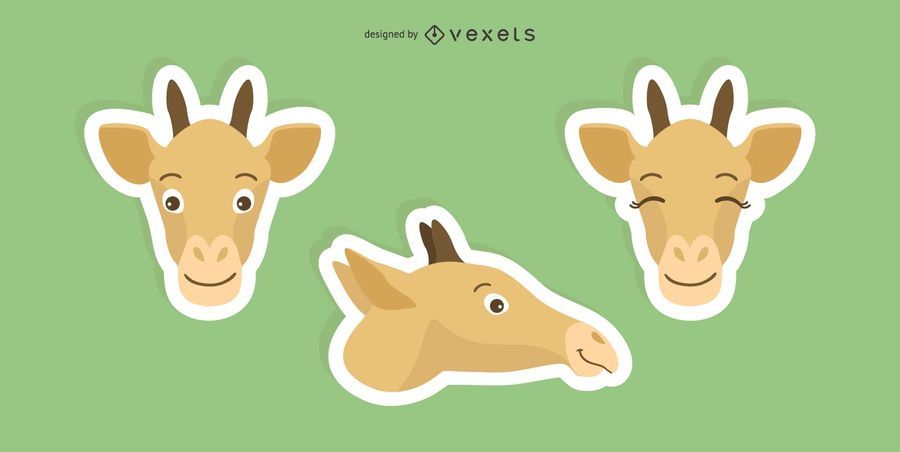 Giraffe Sticker Set Giraffe Sticker Set
