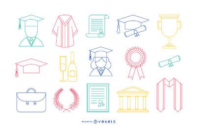 Graduation Stoke Icons 