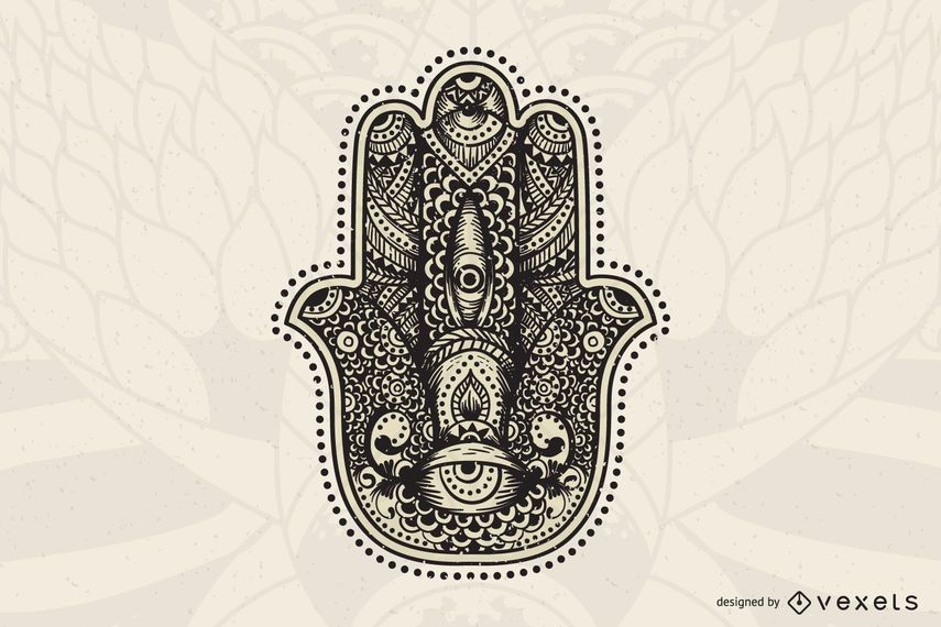 Download Hand Mandala Illustration - Vector Download