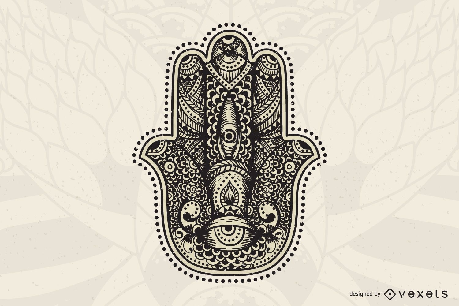 Hand Mandala Illustration