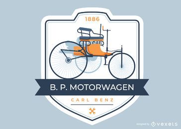First Automobile Badge
