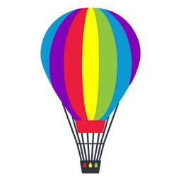Adesivo lgbt de arco-íris de balão de ar Transparent PNG
