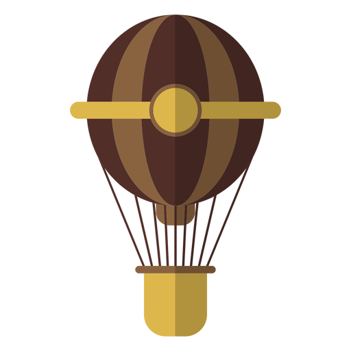 Luftballon Seilschnur flach PNG-Design