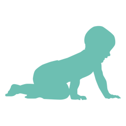 Baby child kid nappy toddler silhouette PNG Design