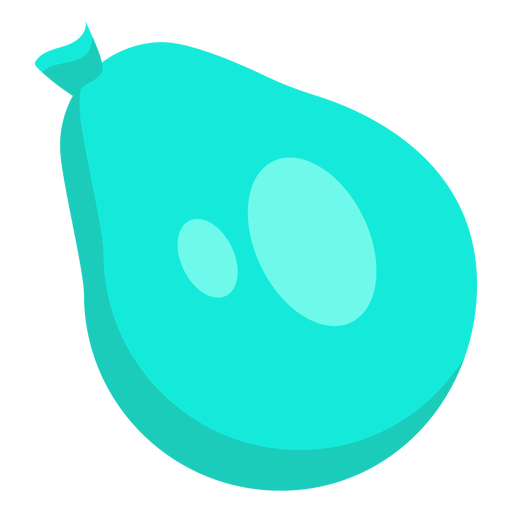Blauer Sackpunkt-Ballon der Tasche PNG-Design