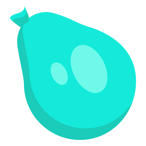 Saco saco azul spot ballon flat Desenho PNG