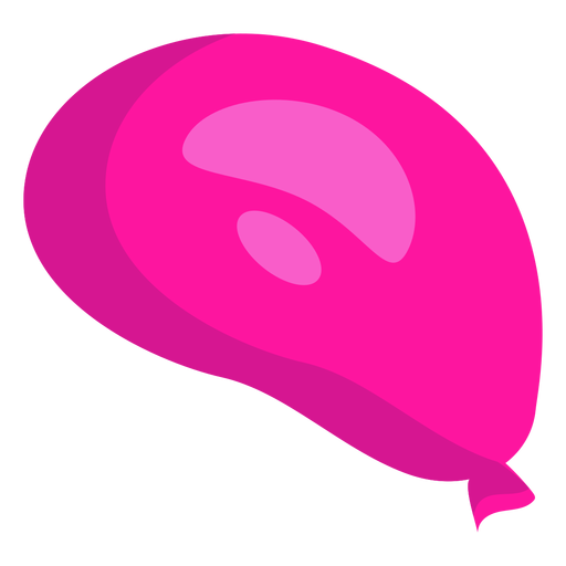 Bolsa rosa bolsa spot ballon plana Diseño PNG