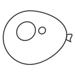 Sacksack-Schlaganfall PNG-Design