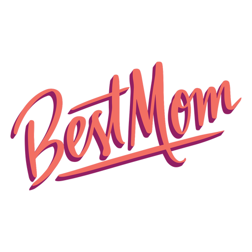 Download Best mom english text sticker - Transparent PNG & SVG vector