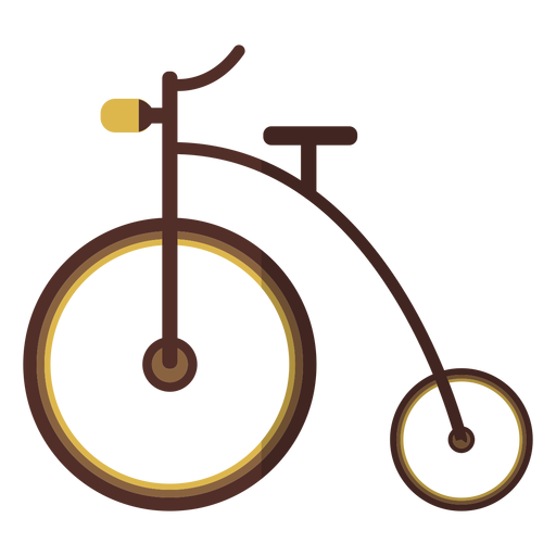 Bicycle cycle bike wheel flat PNG Design
