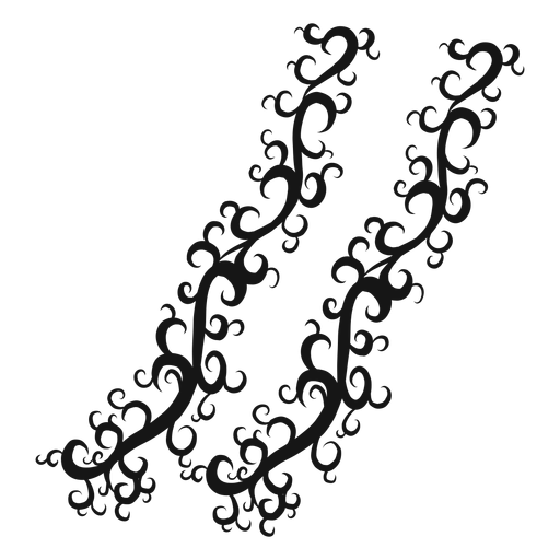 Caesura musical symbol swirl PNG Design