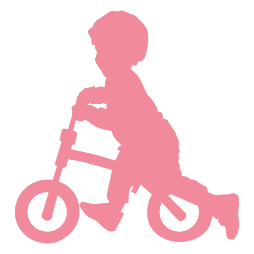 Child kid bicycle cycle bike silhouette - Transparent PNG ...