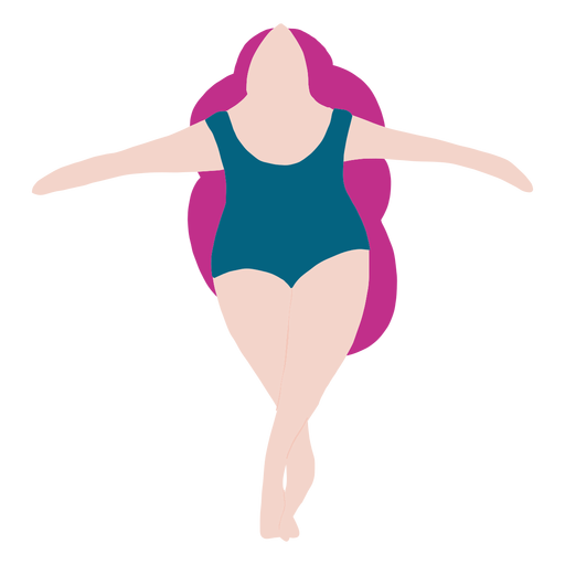 Chubby ballet dancer PNG Design