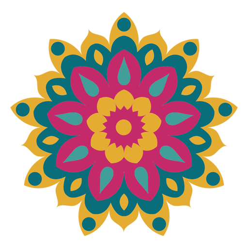 Download Colorful holi mandala - Transparent PNG & SVG vector file