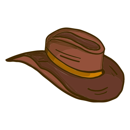 Cowboy hat cartoon PNG Design