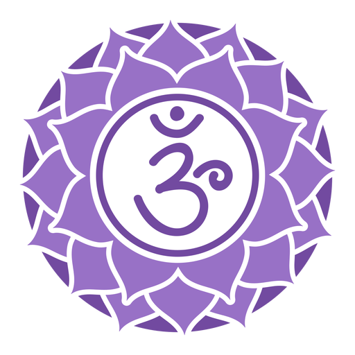 Crown chakra circle symbol