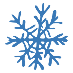 Adesivo de cristal de floco de neve Desenho PNG