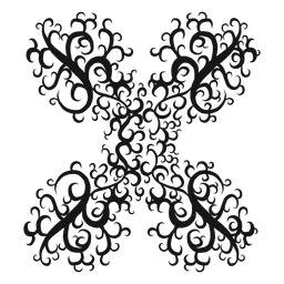 Redemoinho de símbolo musical duplo e agudo Desenho PNG