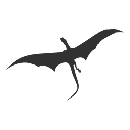 Dragon neck silhouette PNG Design Transparent PNG