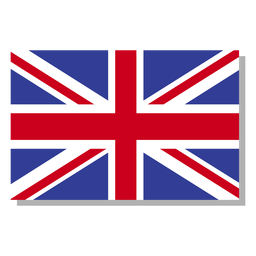 Ícone do idioma da bandeira da Inglaterra Desenho PNG