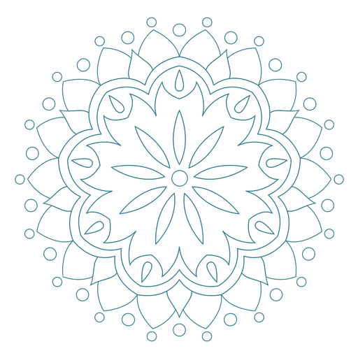 Festival do ícone da mandala da primavera Desenho PNG