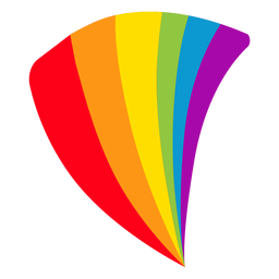 Adesivo lgbt com arco-íris de fã de bandeira Transparent PNG