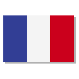 Ícone de língua de bandeira de França Ícone de língua de bandeira de França