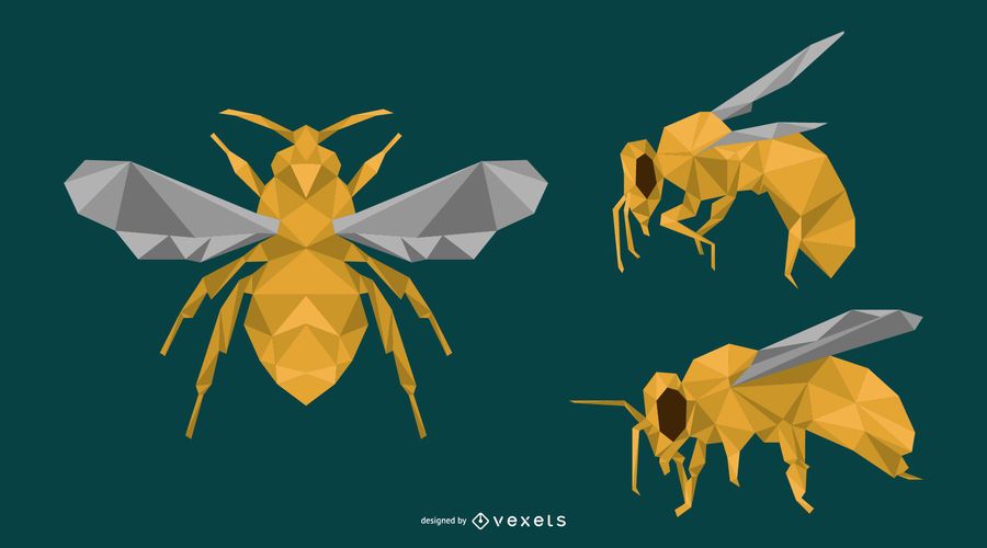 Polygon Bee Design Polygon Bee Design