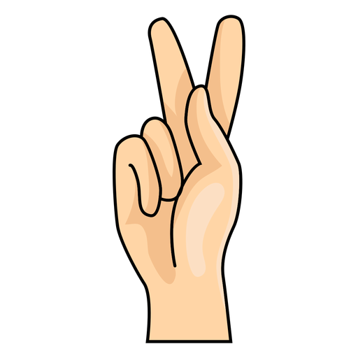 Ilustração do dedo da mão k letra k Desenho PNG