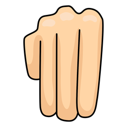Ilustração do dedo da mão m letra m Desenho PNG