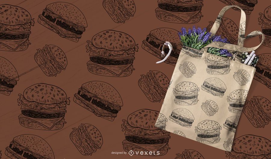 Burger pattern Burger pattern