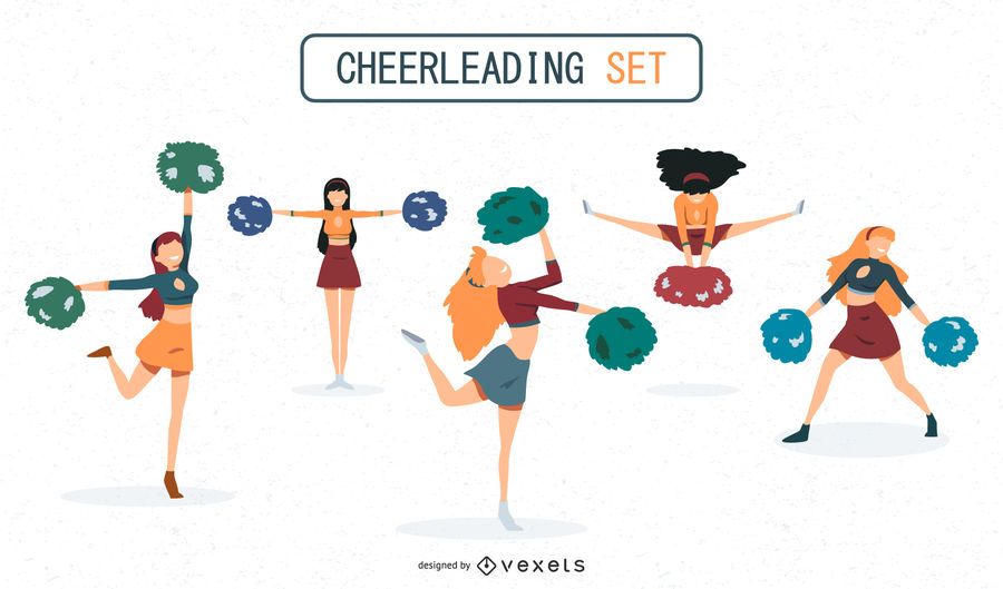 Cheerleaders set design Cheerleaders set design