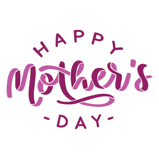 Download Happy mother's day english text sticker - Transparent PNG ...